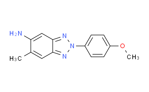 CAS No. 380560-51-0, 2-(4-Methoxyphenyl)-6-methyl-2H-benzo[d][1,2,3]triazol-5-amine