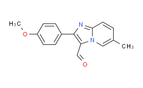 CAS No. 727975-81-7, 2-(4-Methoxyphenyl)-6-methylimidazo[1,2-a]pyridine-3-carbaldehyde