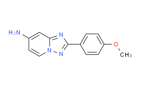 CAS No. 1894480-74-0, 2-(4-Methoxyphenyl)-[1,2,4]triazolo[1,5-a]pyridin-7-amine