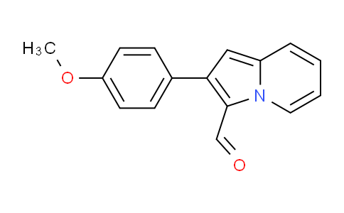 CAS No. 101624-26-4, 2-(4-Methoxyphenyl)indolizine-3-carbaldehyde