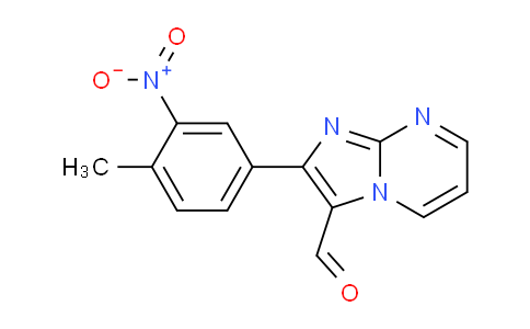 CAS No. 1216087-78-3, 2-(4-Methyl-3-nitrophenyl)imidazo[1,2-a]pyrimidine-3-carbaldehyde