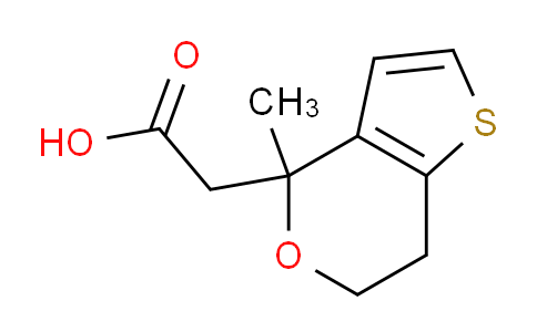 CAS No. 57153-43-2, 2-(4-Methyl-6,7-dihydro-4H-thieno[3,2-c]pyran-4-yl)acetic acid