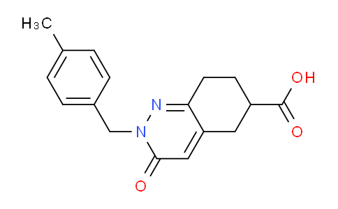 CAS No. 1706439-45-3, 2-(4-Methylbenzyl)-3-oxo-2,3,5,6,7,8-hexahydrocinnoline-6-carboxylic acid