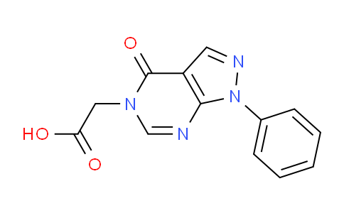 CAS No. 923758-13-8, 2-(4-Oxo-1-phenyl-1H-pyrazolo[3,4-d]pyrimidin-5(4H)-yl)acetic acid