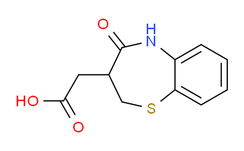 CAS No. 17547-79-4, 2-(4-Oxo-2,3,4,5-tetrahydrobenzo[b][1,4]thiazepin-3-yl)acetic acid