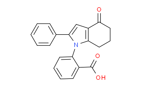 CAS No. 315240-36-9, 2-(4-Oxo-2-phenyl-4,5,6,7-tetrahydro-1H-indol-1-yl)benzoic acid