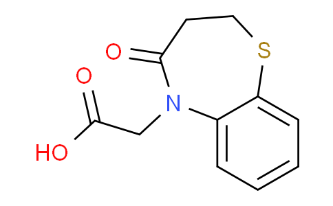CAS No. 383187-85-7, 2-(4-Oxo-3,4-dihydrobenzo[b][1,4]thiazepin-5(2H)-yl)acetic acid