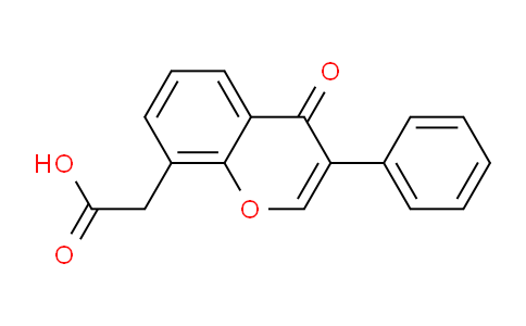 CAS No. 87627-17-6, 2-(4-Oxo-3-phenyl-4H-chromen-8-yl)acetic acid
