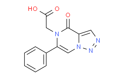 CAS No. 1710194-78-7, 2-(4-Oxo-6-phenyl-[1,2,3]triazolo[1,5-a]pyrazin-5(4H)-yl)acetic acid