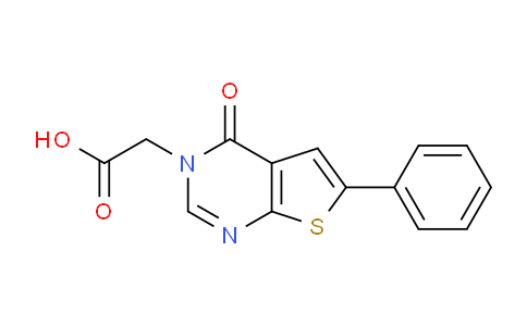 CAS No. 371233-49-7, 2-(4-Oxo-6-phenylthieno[2,3-d]pyrimidin-3(4H)-yl)acetic acid