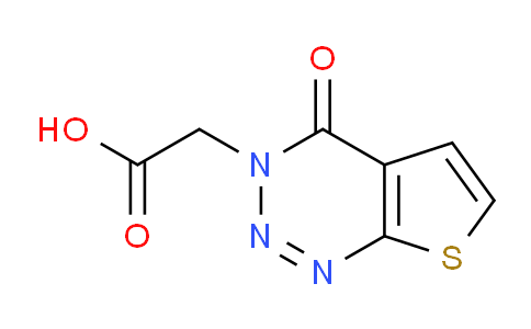 CAS No. 1708428-18-5, 2-(4-Oxothieno[2,3-d][1,2,3]triazin-3(4H)-yl)acetic acid