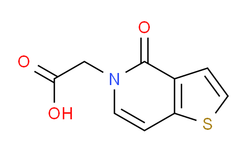 CAS No. 1243101-05-4, 2-(4-Oxothieno[3,2-c]pyridin-5(4H)-yl)acetic acid