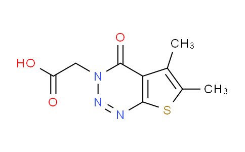 CAS No. 1017679-95-6, 2-(5,6-Dimethyl-4-oxothieno[2,3-d][1,2,3]triazin-3(4H)-yl)acetic acid