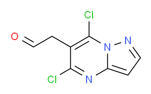 CAS No. 1956331-50-2, 2-(5,7-Dichloropyrazolo[1,5-a]pyrimidin-6-yl)acetaldehyde