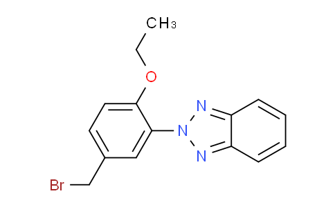 CAS No. 1119451-27-2, 2-(5-(Bromomethyl)-2-ethoxyphenyl)-2H-benzo[d][1,2,3]triazole