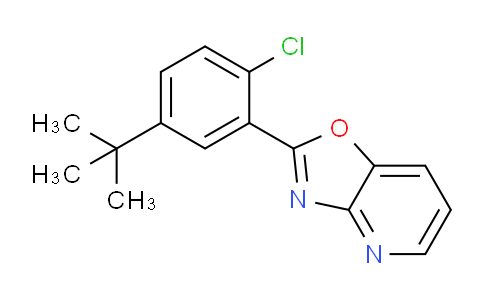 CAS No. 60772-73-8, 2-(5-(tert-Butyl)-2-chlorophenyl)oxazolo[4,5-b]pyridine