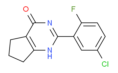 CAS No. 773139-99-4, 2-(5-Chloro-2-fluorophenyl)-6,7-dihydro-1H-cyclopenta[d]pyrimidin-4(5H)-one