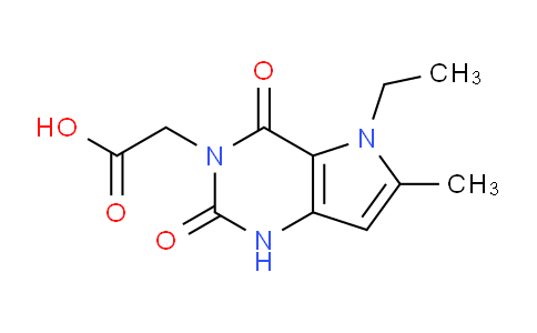 CAS No. 1707563-02-7, 2-(5-Ethyl-6-methyl-2,4-dioxo-1H-pyrrolo[3,2-d]pyrimidin-3(2H,4H,5H)-yl)acetic acid