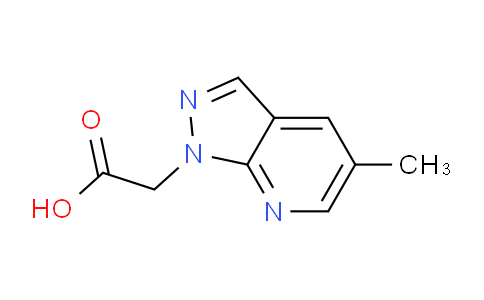CAS No. 1160246-25-2, 2-(5-Methyl-1H-pyrazolo[3,4-b]pyridin-1-yl)acetic acid