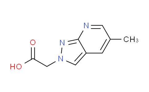 CAS No. 1160246-26-3, 2-(5-Methyl-2H-pyrazolo[3,4-b]pyridin-2-yl)acetic acid