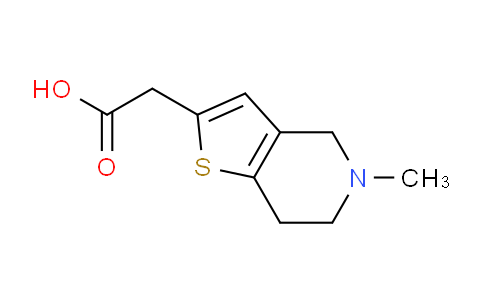 CAS No. 1368321-37-2, 2-(5-Methyl-4,5,6,7-tetrahydrothieno[3,2-c]pyridin-2-yl)acetic acid