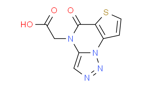 CAS No. 1707563-11-8, 2-(5-Oxothieno[2,3-e][1,2,3]triazolo[1,5-a]pyrimidin-4(5H)-yl)acetic acid