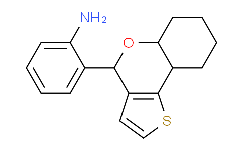 CAS No. 1071700-39-4, 2-(5A,6,7,8,9,9a-hexahydro-4H-thieno[3,2-c]chromen-4-yl)aniline