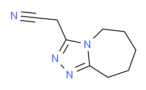 CAS No. 116598-69-7, 2-(6,7,8,9-Tetrahydro-5H-[1,2,4]triazolo[4,3-a]azepin-3-yl)acetonitrile