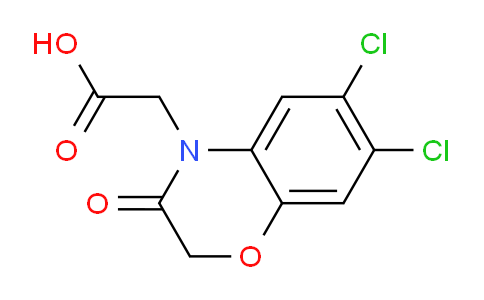 CAS No. 1003872-84-1, 2-(6,7-Dichloro-3-oxo-2H-benzo[b][1,4]oxazin-4(3H)-yl)acetic acid