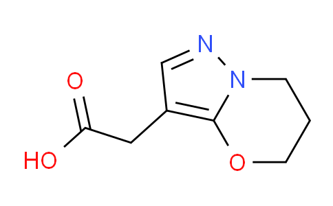 CAS No. 1365959-01-8, 2-(6,7-Dihydro-5H-pyrazolo[5,1-b][1,3]oxazin-3-yl)acetic acid