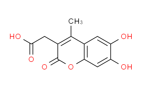 CAS No. 388119-13-9, 2-(6,7-Dihydroxy-4-methyl-2-oxo-2H-chromen-3-yl)acetic acid