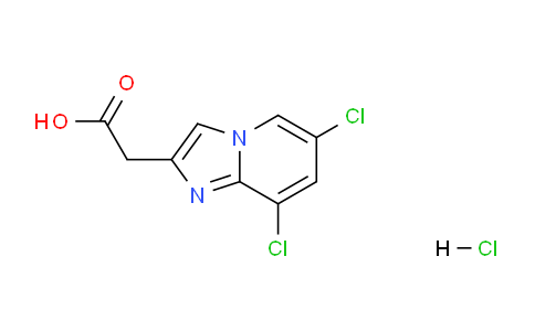 CAS No. 1235438-87-5, 2-(6,8-Dichloroimidazo[1,2-a]pyridin-2-yl)acetic acid hydrochloride