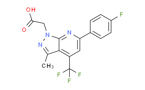 MC671748 | 937605-88-4 | 2-(6-(4-Fluorophenyl)-3-methyl-4-(trifluoromethyl)-1H-pyrazolo[3,4-b]pyridin-1-yl)acetic acid