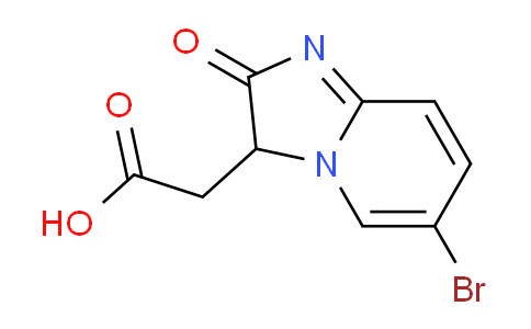CAS No. 653599-23-6, 2-(6-Bromo-2-oxo-2,3-dihydroimidazo[1,2-a]pyridin-3-yl)acetic acid