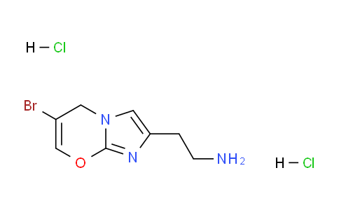 CAS No. 1365964-60-8, 2-(6-Bromo-5H-imidazo[2,1-b][1,3]oxazin-2-yl)ethanamine dihydrochloride