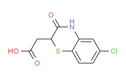 CAS No. 7190-20-7, 2-(6-Chloro-3-oxo-3,4-dihydro-2H-benzo[b][1,4]thiazin-2-yl)acetic acid
