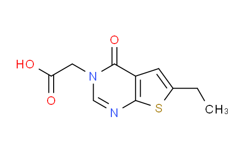 CAS No. 686312-09-4, 2-(6-Ethyl-4-oxothieno[2,3-d]pyrimidin-3(4H)-yl)acetic acid