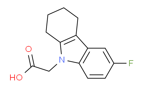 CAS No. 883541-86-4, 2-(6-Fluoro-3,4-dihydro-1H-carbazol-9(2H)-yl)acetic acid