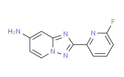 CAS No. 1380332-09-1, 2-(6-Fluoropyridin-2-yl)-[1,2,4]triazolo[1,5-a]pyridin-7-amine