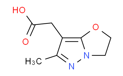 CAS No. 1784855-91-9, 2-(6-Methyl-2,3-dihydropyrazolo[5,1-b]oxazol-7-yl)acetic acid