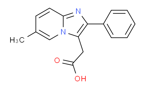 CAS No. 365213-66-7, 2-(6-Methyl-2-phenylimidazo[1,2-a]pyridin-3-yl)acetic acid