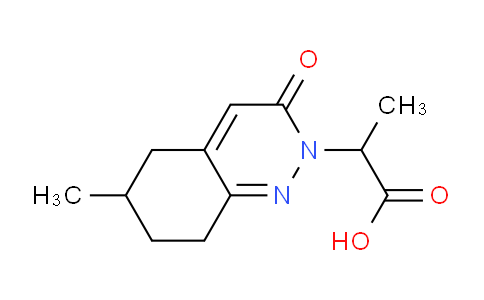 CAS No. 1443290-06-9, 2-(6-Methyl-3-oxo-5,6,7,8-tetrahydrocinnolin-2(3H)-yl)propanoic acid