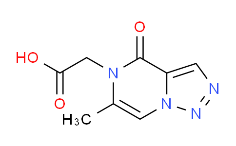 CAS No. 1707594-76-0, 2-(6-Methyl-4-oxo-[1,2,3]triazolo[1,5-a]pyrazin-5(4H)-yl)acetic acid