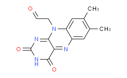 CAS No. 4250-90-2, 2-(7,8-Dimethyl-2,4-dioxo-3,4-dihydrobenzo[g]pteridin-10(2H)-yl)acetaldehyde