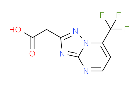 CAS No. 1160245-89-5, 2-(7-(Trifluoromethyl)-[1,2,4]triazolo[1,5-a]pyrimidin-2-yl)acetic acid