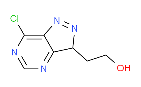 CAS No. 64127-15-7, 2-(7-Chloro-3H-pyrazolo-[4,3-d]pyrimidin-3-yl)ethanol