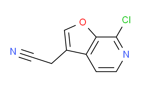 CAS No. 183208-47-1, 2-(7-Chlorofuro[2,3-c]pyridin-3-yl)acetonitrile