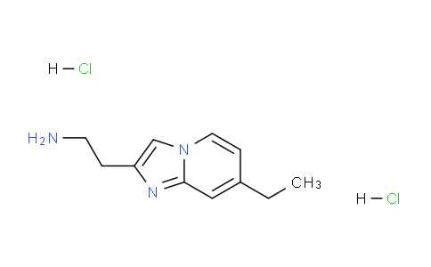 CAS No. 1255147-55-7, 2-(7-Ethylimidazo[1,2-a]pyridin-2-yl)ethanamine dihydrochloride