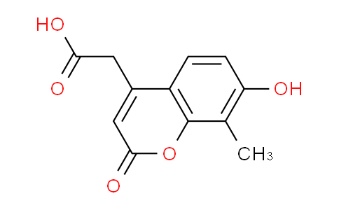 CAS No. 68747-36-4, 2-(7-Hydroxy-8-methyl-2-oxo-2H-chromen-4-yl)acetic acid