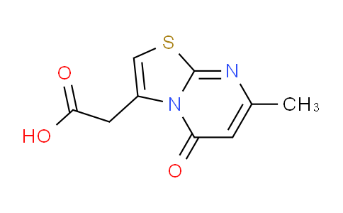 CAS No. 1226208-46-3, 2-(7-Methyl-5-oxo-5H-thiazolo[3,2-a]pyrimidin-3-yl)acetic acid